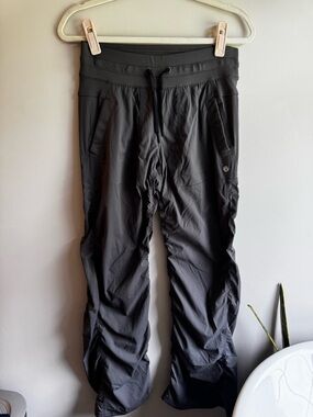 lululemon athletica dance studio pants, dark grey